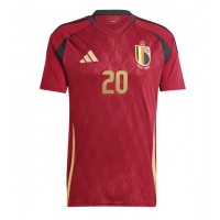 Echipament fotbal Belgia Lois Openda #20 Tricou Acasa European 2024 maneca scurta